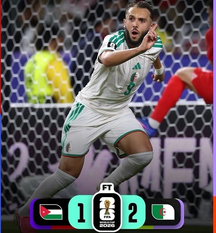 Aljazair Kalahkan Yordania 2-1, Asa ke 32 Besar Piala Dunia 2026 Terjaga