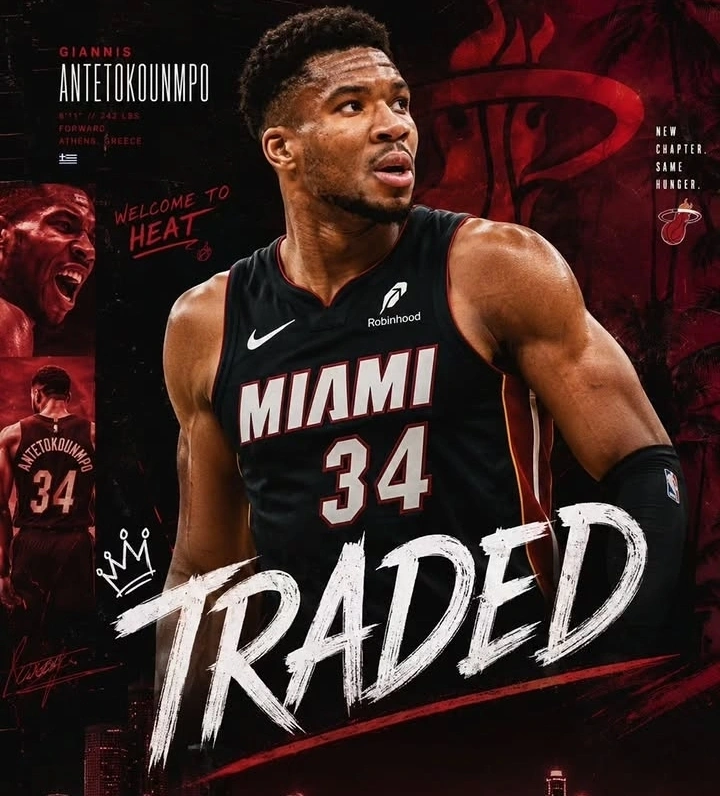 Giannis Antetokounmpo resmi ditukar Milwaukee Bucks ke Miami Heat menjelang NBA Draft 2026.