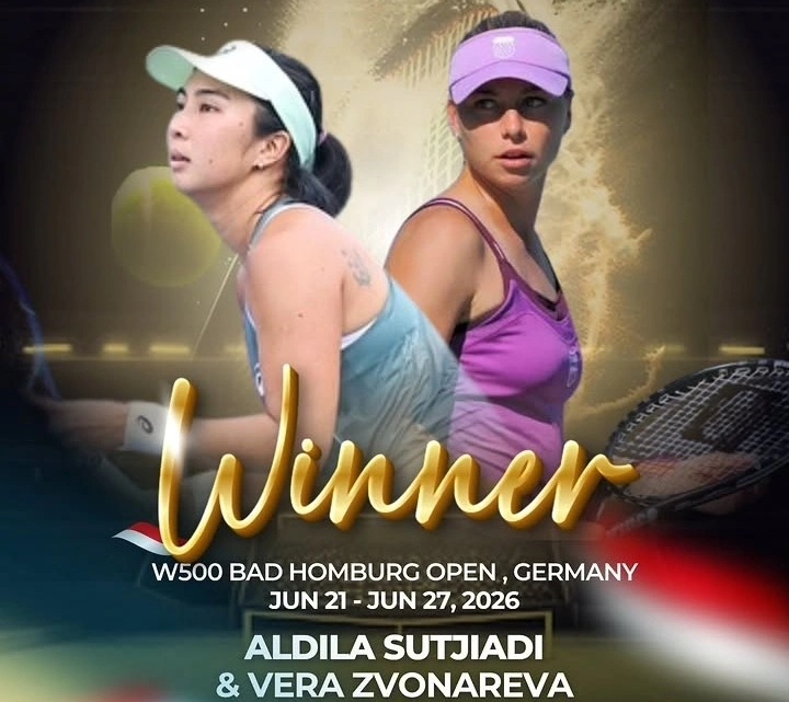 Aldila Sutjiadi dan Vera Zvonareva juara Bad Homburg Open 2026