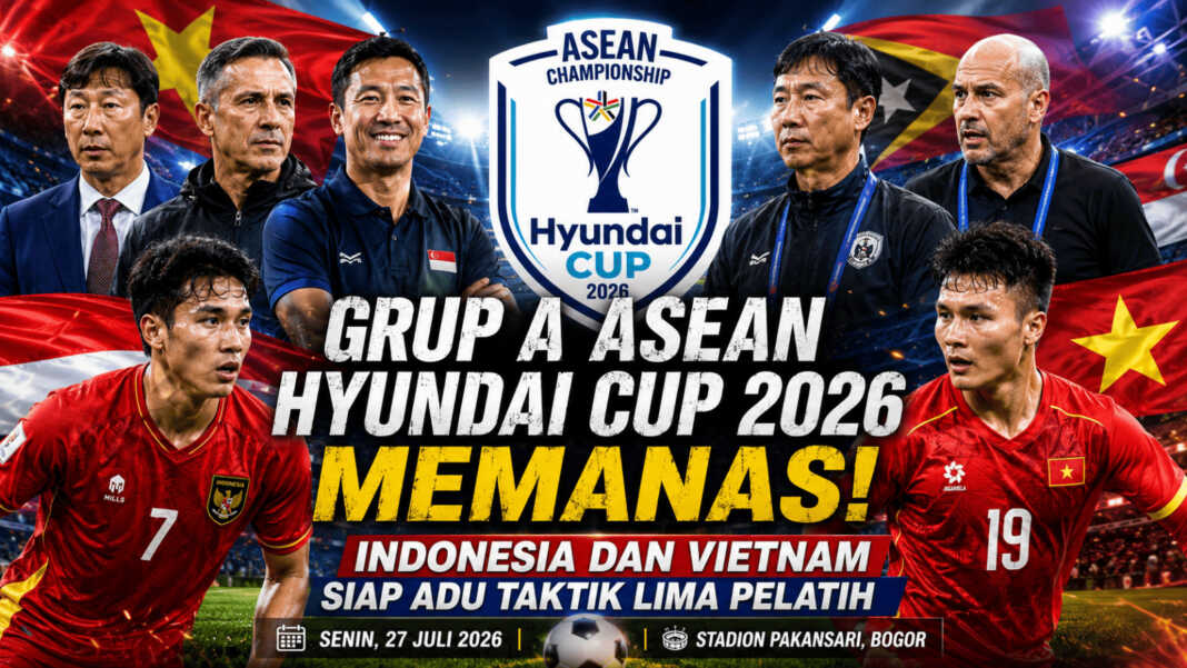 5 negara kontestan Grup A ASEAN Hyundai Cup 2026.