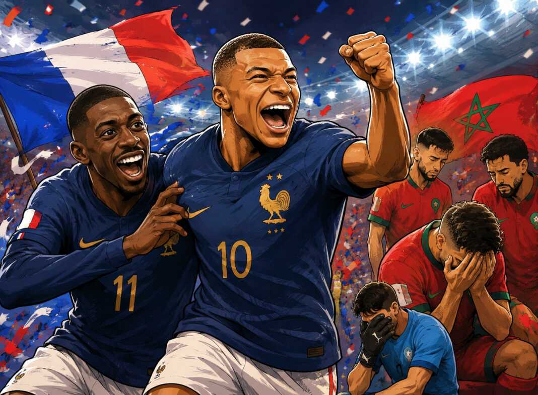 Mbappe memimpin Prancis melaju ke semifinal setelah menaklukkan Maroko dengan permainan dominan gemilang bersejarah