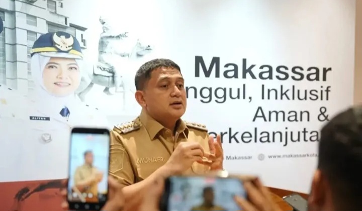 Wali Kota Makassar, Munafri Arifuddin kepada awak media di Balai Kota Makassar, Kamis (9/7/2026).
