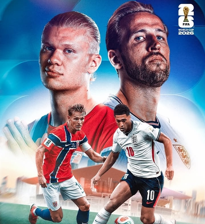 Line up Norwegia vs Inggris untuk perempat final Piala Dunia 2026