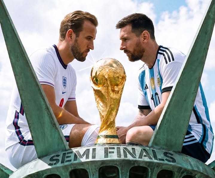 Inggris dan Argentina memastikan tiket semifinal Piala Dunia 2026 setelah menyingkirkan Norwegia dan Swiss. Semifinal akan mempertemukan Inggris vs Argentina serta Prancis vs Spanyol.