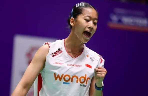 Empat wakil Indonesia lolos ke perempat final China Open 2026 pada Kamis, 23 Juli 2026, dipimpin comeback Jonatan Christie dan kemenangan dramatis Rachel/Febi.