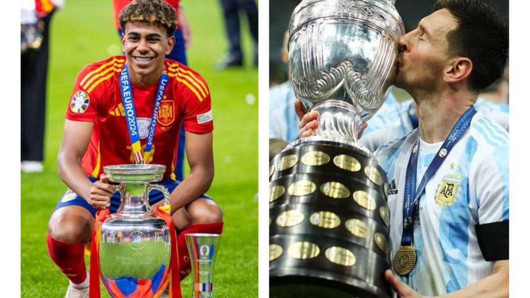 Spanyol vs Argentina, untuk pertama kalinya juara bertahan Euro berhadapan dengan juara Copa America.