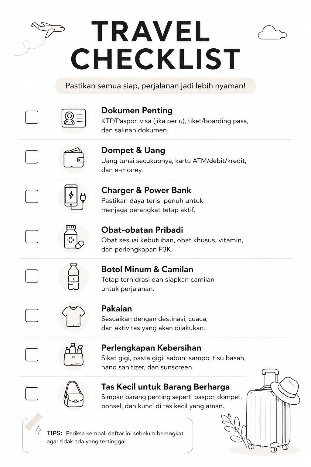 Travel Checklist