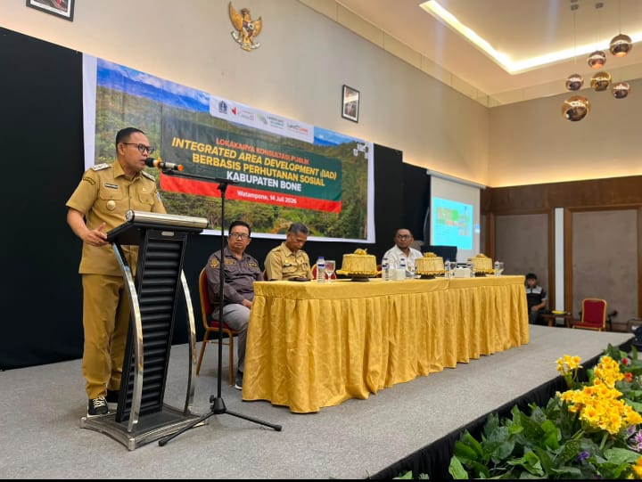 Wakil Bupati Bone Andi Akmal Pasluddin menyampaikan apresiasi kepada ICRAF:Landscape Alliance atas pendampingan dan kontribusinya dalam mendukung pengelolaan bentang lahan di Bone