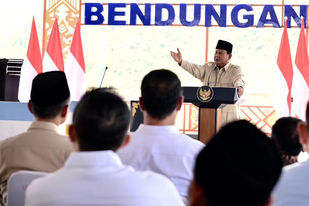 Presiden Prabowo Resmikan Lima Bendungan, Mentan Amran Yakin Produksi Beras Naik 1 Juta Ton
