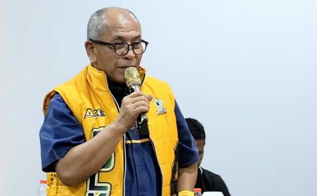 Ilham Arief Sirajuddin mengembalikan formulir pendaftaran bakal calon Ketua Golkar Sulsel di Makassar jelang Musda XI Partai Golkar Sulawesi Selatan.