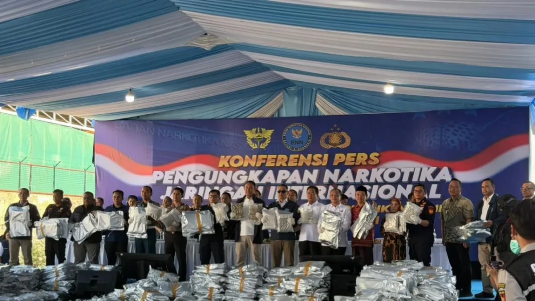 Bea Cukai dan BNN berhasil menggagalkan penyelundupan 3,37 ton narkoba