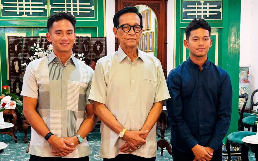 Veda Ega Pratama bersama Mario Aji sowan ke Sri Sultan Hamengkubuwono di Yogyakarta