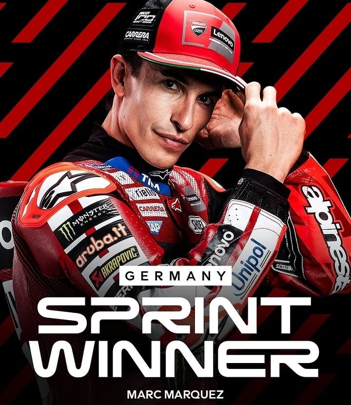 Marc Marquez memimpin Sprint MotoGP Jerman 2026 di Sachsenring.