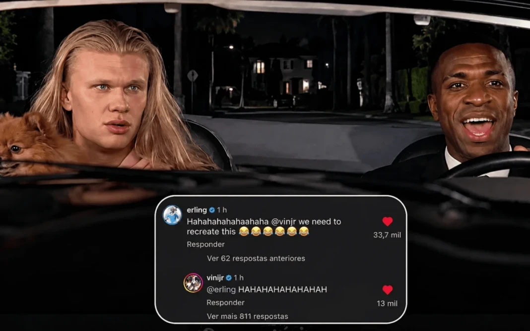 Meme AI Haaland dan Vinicius Jr Viral Jelang Brasil vs Norwegia, Terry Crews Ikut Berkomentar