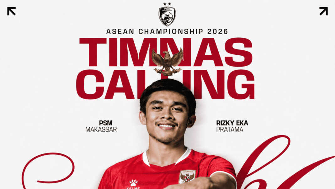Winger PSM Makassar Rizky Eka Pratama Masuk Skuad Final Timnas Indonesia ASEAN Championship 2026
