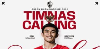 Winger PSM Makassar Rizky Eka Pratama Masuk Skuad Final Timnas Indonesia ASEAN Championship 2026
