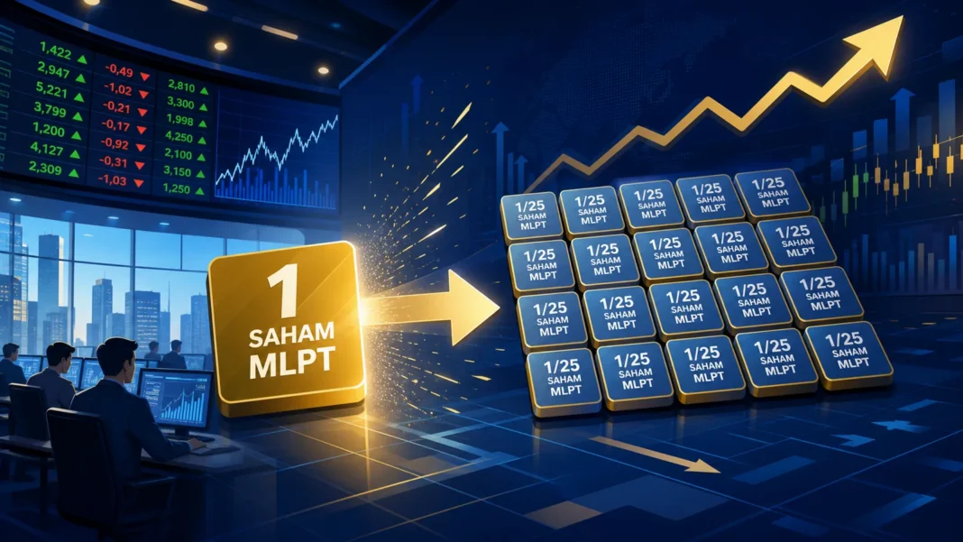 Stock Split MLPT Berlaku Hari Ini, Saham Multipolar Technology dari Rp25 Ribuan Turun ke Kisaran Rp1.000