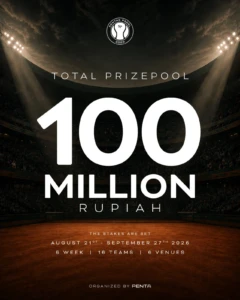 Total Prize Pool 100 Juta.
