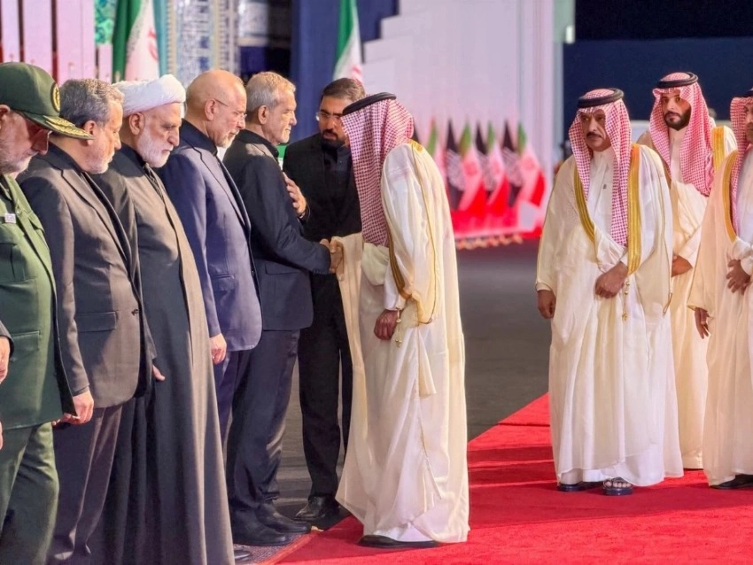 Wakil Menteri Luar Negeri Arab Saudi, Insinyur Waleed Al Khuraiji, menyampaikan belasungkawa kepada Presiden Iran, Masoud Pezeshkian