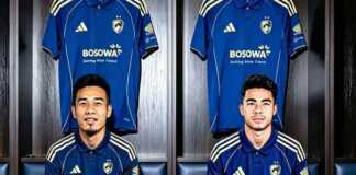 Stefan Baltic dan Luka Bulatovic dalam ilustrasi unggahan media sosial terkait kabar transfer PSM Makassar jelang musim 2026-2027.