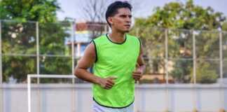 Pemain PSM Makassar mengikuti latihan pramusim jelang Liga 1 2026/2027.