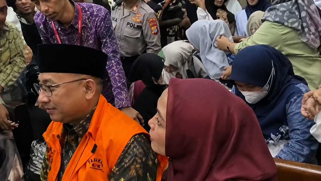 Yaqut Cholil Qoumas saat menjalani sidang kasus kuota haji.