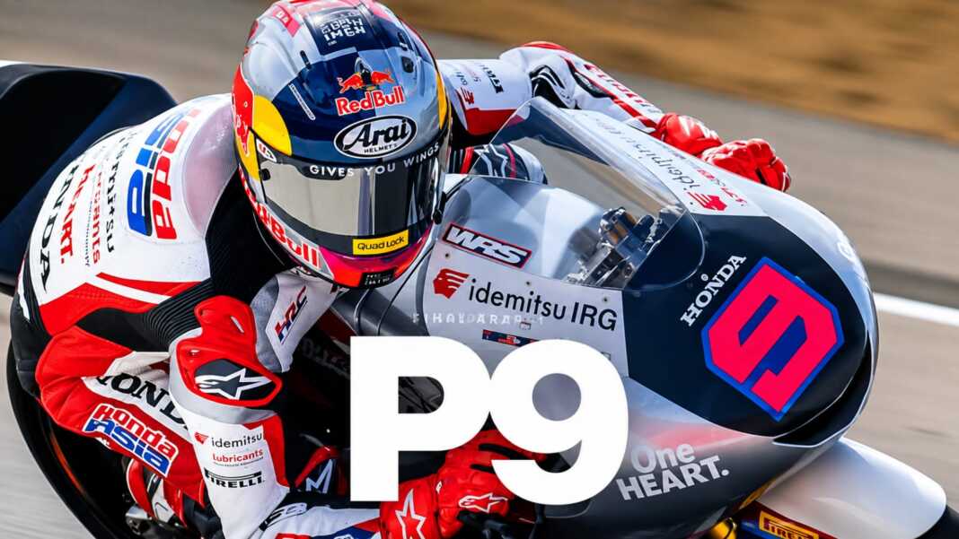 Veda Ega Pratama finis posisi 9 pada balapan Moto3 Inggris di Sirkuit Silverstone, Minggu, 9 Agustus 2026.