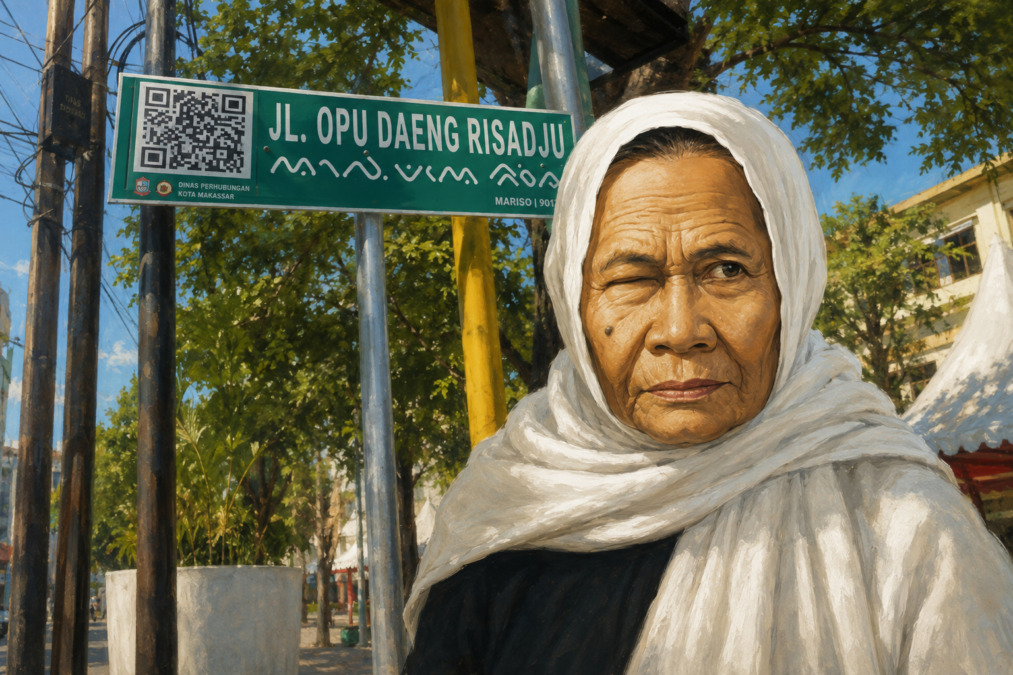 Sosok dibalik jalan Opu Daeng Risadju.