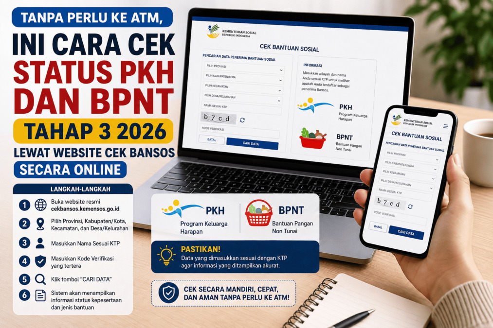 Cara Cek Status PKH dan BPNT Tahap 3 2026