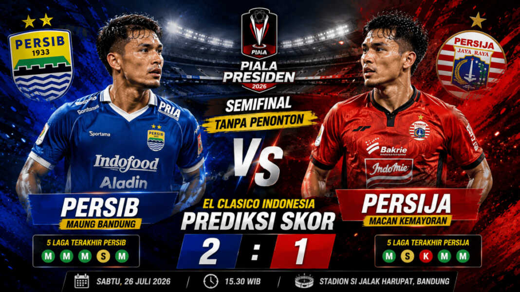 Prediksi Skor Persib vs Persija