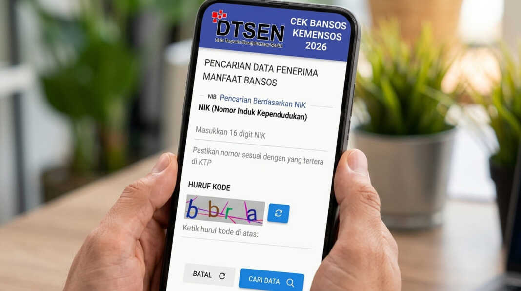 Kemensos mulai menyalurkan PKH, BPNT, dan bantuan beras 30 Kg tahap Agustus 2026. Cek status penerimaanmu melalui DTsen dengan NIK KTP.