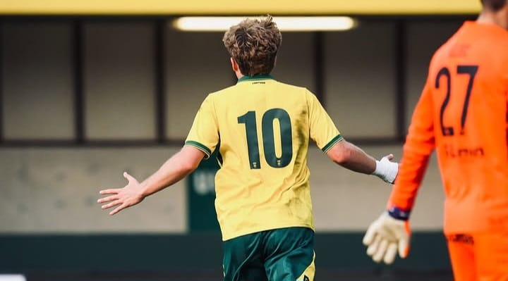 Ole Romeny pemain Timnas Indonesia bernomor punggung 10 Fortuna Sittard saat laga melawan PSV Eindhoven