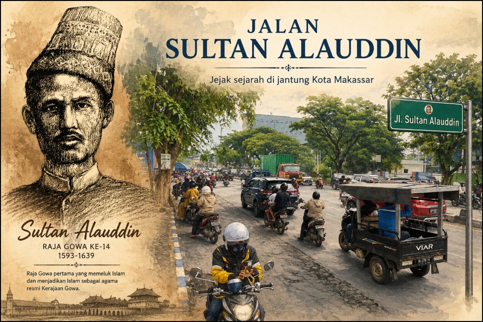 Nama Jalan Sultan Alauddin.
