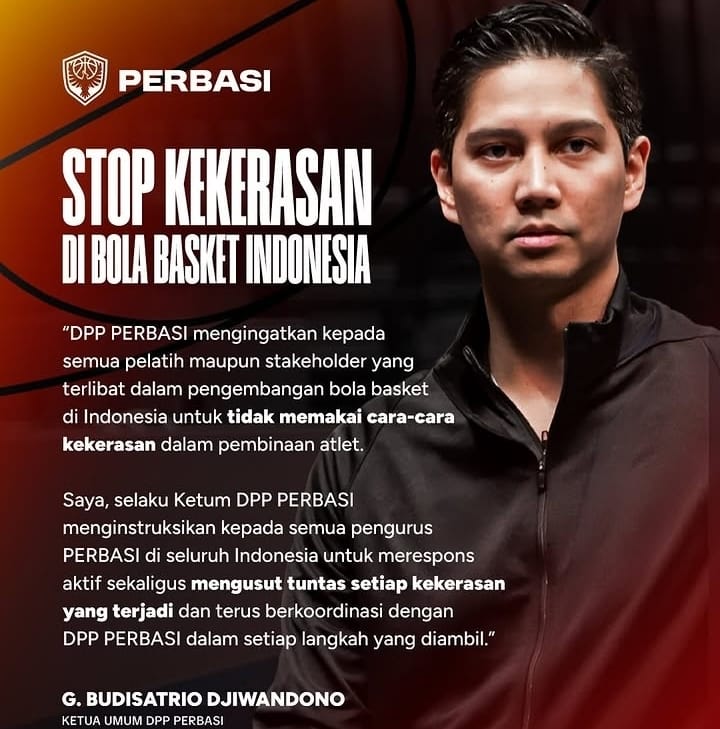 Pernyataan resmi PERBASI kanal resmi organisasi. dok/perbasi