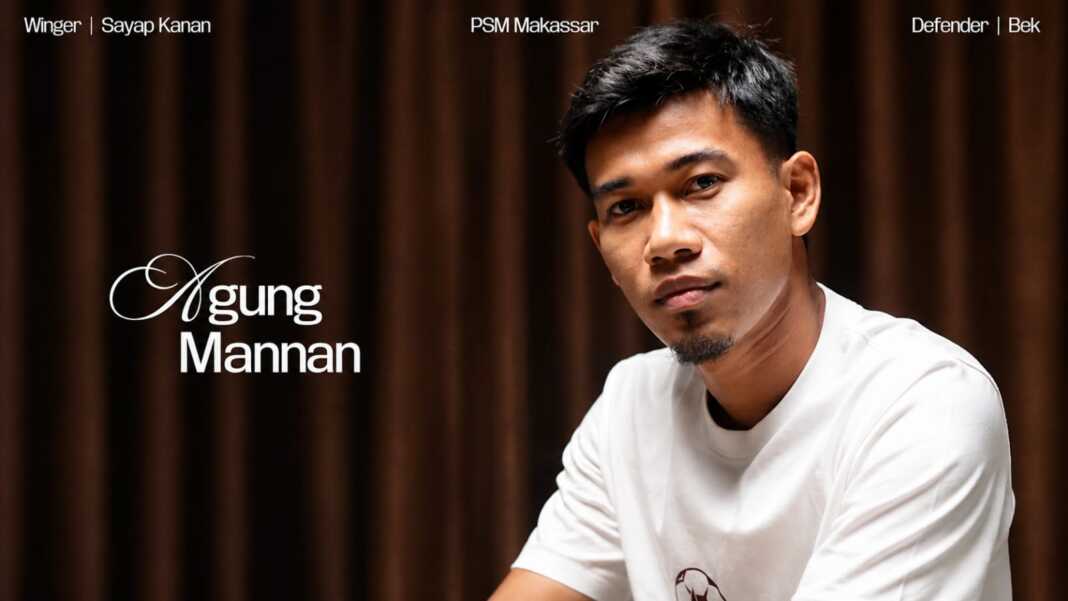 Agung Mannan dalam materi pengumuman resmi kepulangannya ke PSM Makassar.