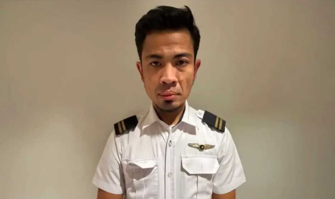 Pilot Malaysia Mohd Saufi yang ditangkap karena membawa narkoba.