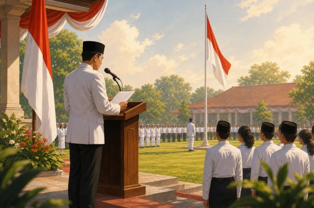 Sambutan Ketua RT 17 Agustus