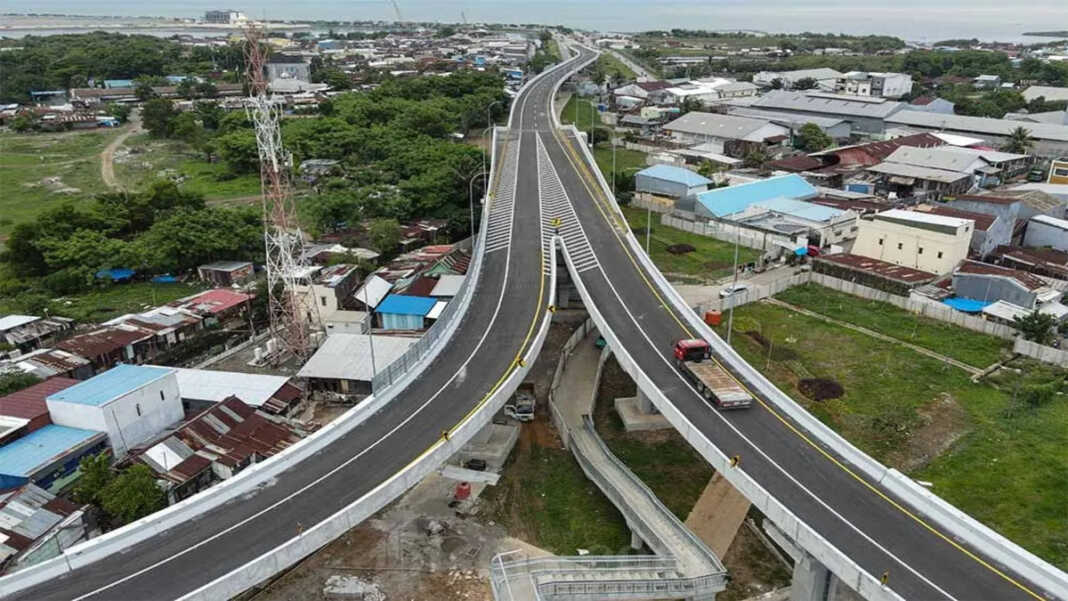 Ilustrasi jalan tol.