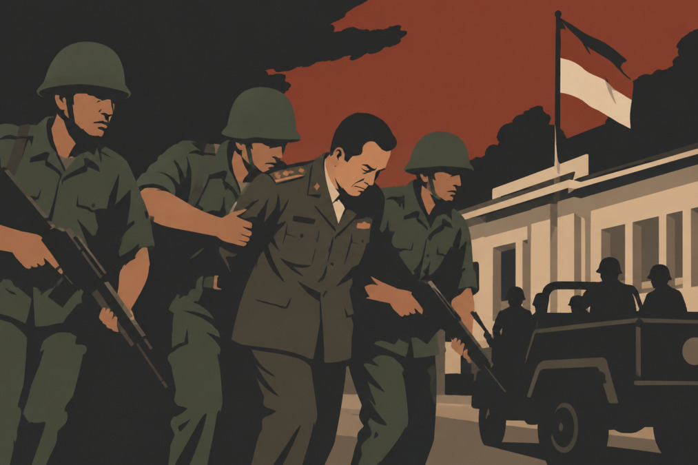 Rangkuman peristiwa G30S PKI lengkap, mulai dari kronologi 30 September 1965, tokoh dan korban, hingga dampaknya terhadap politik Indonesia.