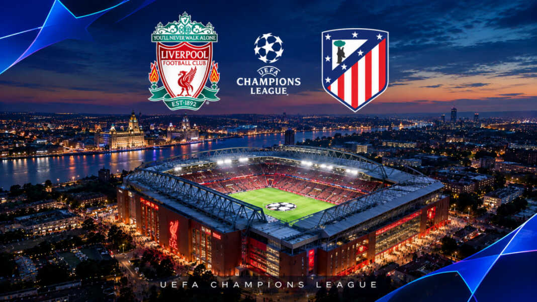 Liverpool vs Atletico Madrid pada laga Liga Champions di Anfield, Liverpool