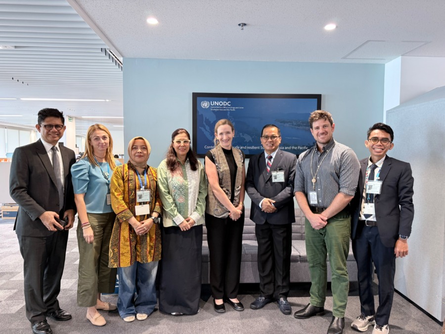FH Unhas menjajaki kerja sama dengan UNODC di Bangkok untuk memperkuat pendidikan, penelitian, dan kapasitas penegakan hukum, Rabu (16/9/2026).