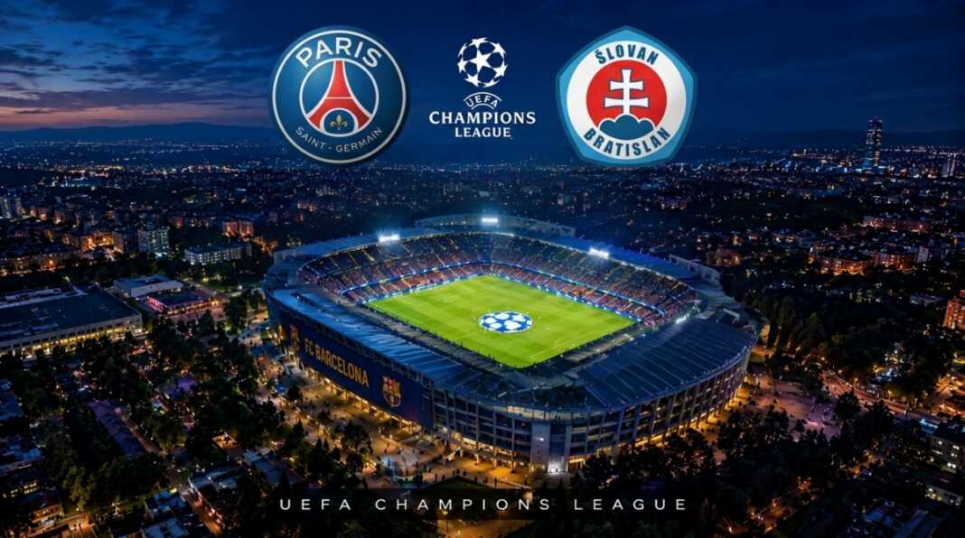 PSG vs Slovan Bratislava pada Liga Champions 2026/2027 di Parc des Princes, Paris