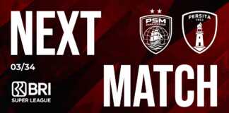 PSM Makassar vs Persita Tangerang pada pekan ketiga Super League 2026/2027 di Stadion Gelora BJ Habibie, Parepare, Sabtu (19/9/2026) pukul 16.30 Wita