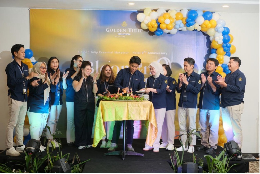 Perayaan 9 tahun Golden Tulip Essential Makassar, Rabu (9/9/2026)