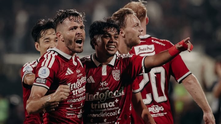 Hasil Bali United Vs PSS menang 2-1 di stadion Dipta