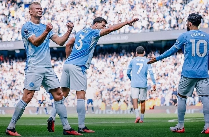 Haaland Cetak Gol ke-300 untuk Manchester City