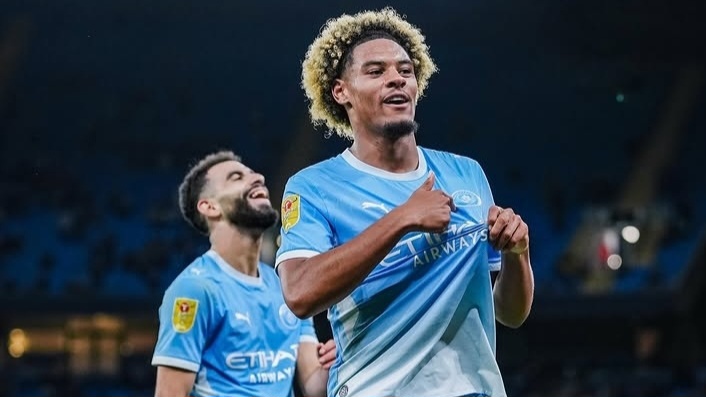 Man City menang 5-0 atas Norwich di Carabao Cup di Etihad Stadium, Jumat dinihari (18/9/2026). Floyd Samba mencetak dua gol pada debut senior, disusul Cherki, Allan dan McAidoo