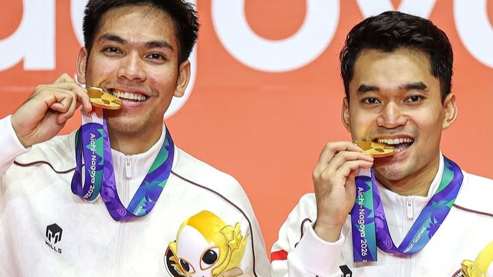 Leo-Daniel menaklukkan Liang/Wang pada final ganda putra Asian Games Aichi-Nagoya 20260