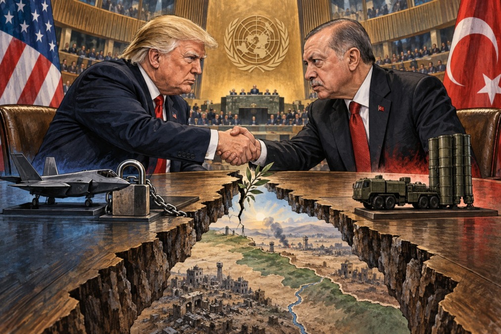 Trump dan Erdoğan berjabat tangan di PBB, sementara Suriah dan sengketa senjata membelah kepercayaan (Dok. Ilustrasi)