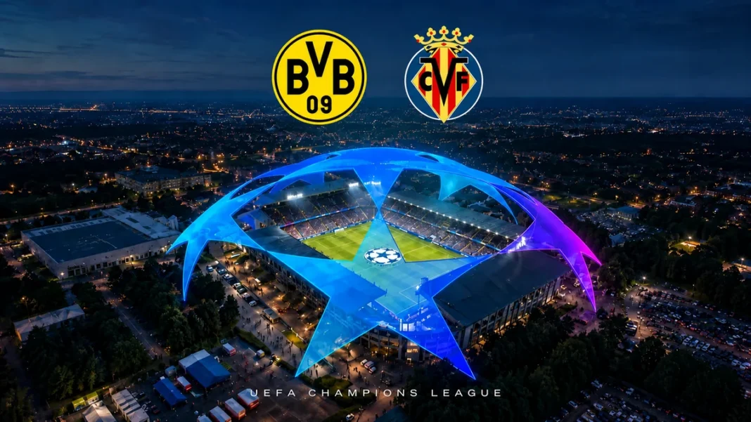 Borussia Dortmund vs Villarreal pada liga Liga Champions 2026/2027 di Signal Iduna Park